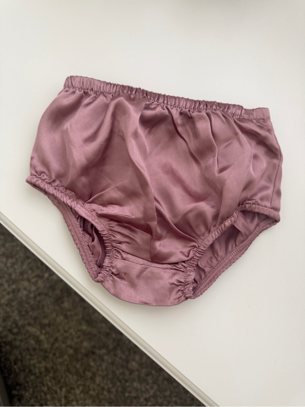 Kids Satin Bloomers - Dusty Rose